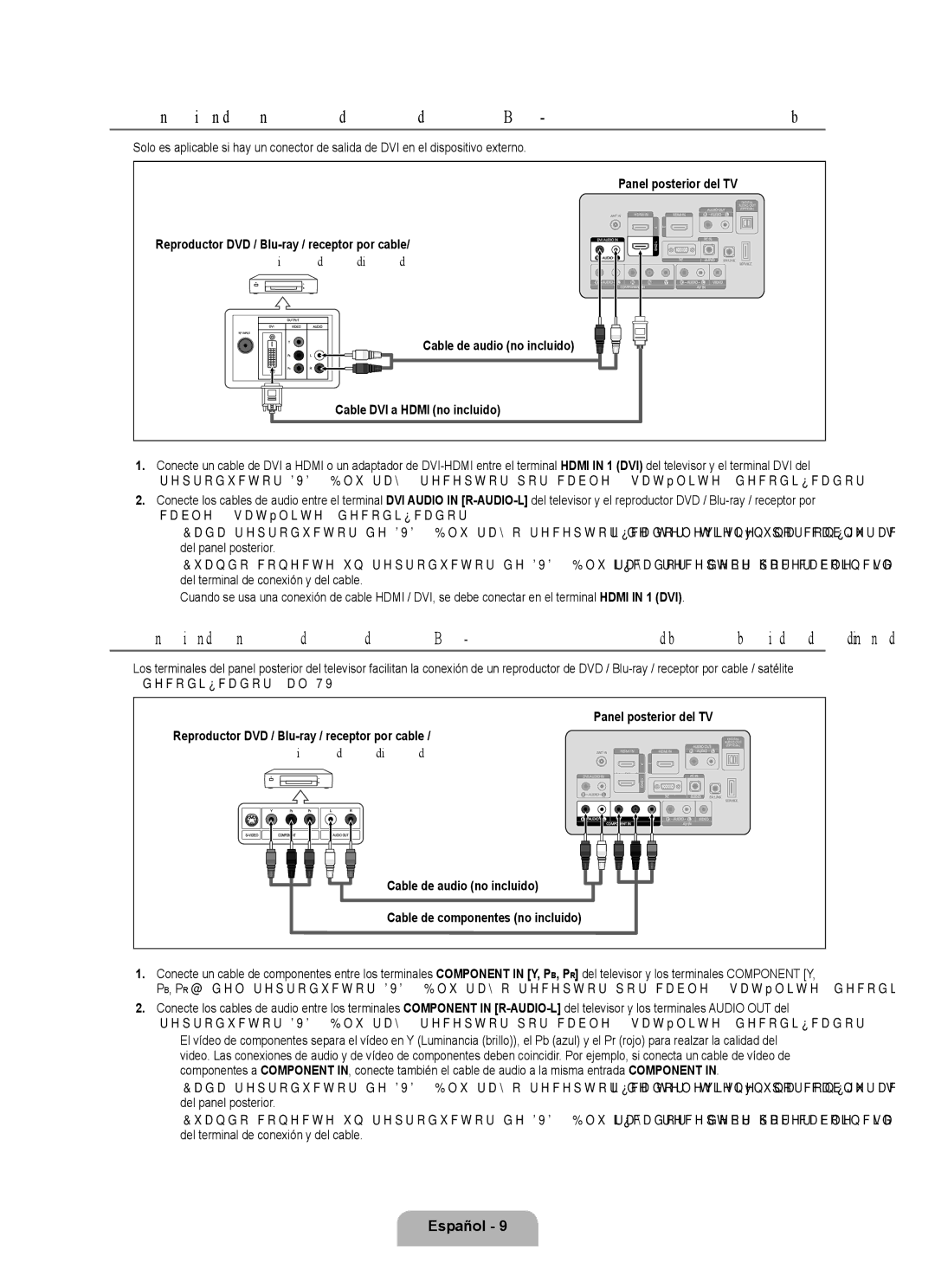 Samsung LN52B530, LN46B530, LN40B530, LN32B530, LN37B530 user manual Español  