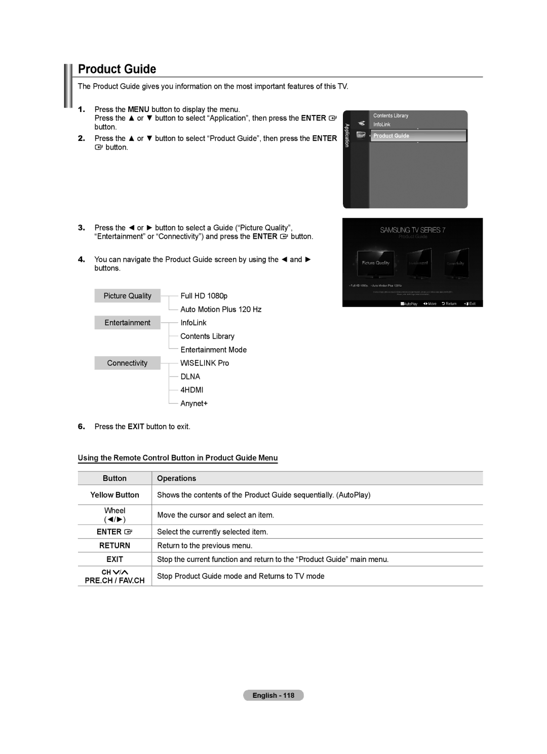 Samsung LN52A750R1F, LN46A750R1F, LN40A750R1F user manual Product Guide 