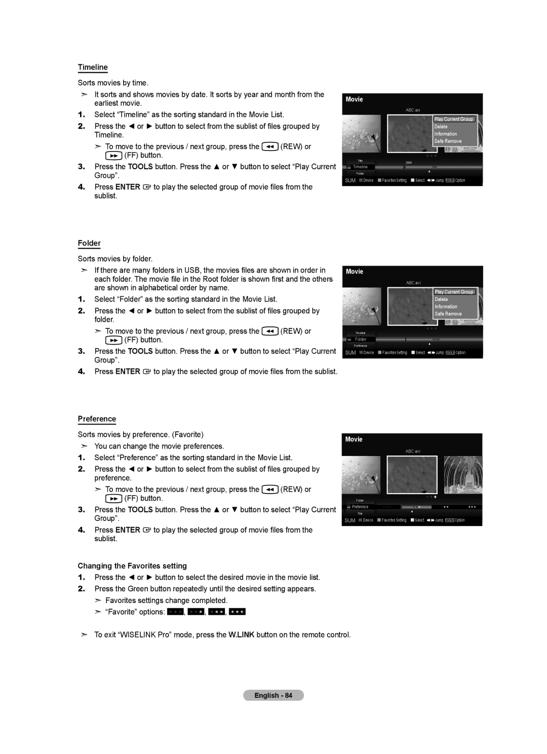 Samsung LN40A750R1F, LN52A750R1F, LN46A750R1F user manual Folder 