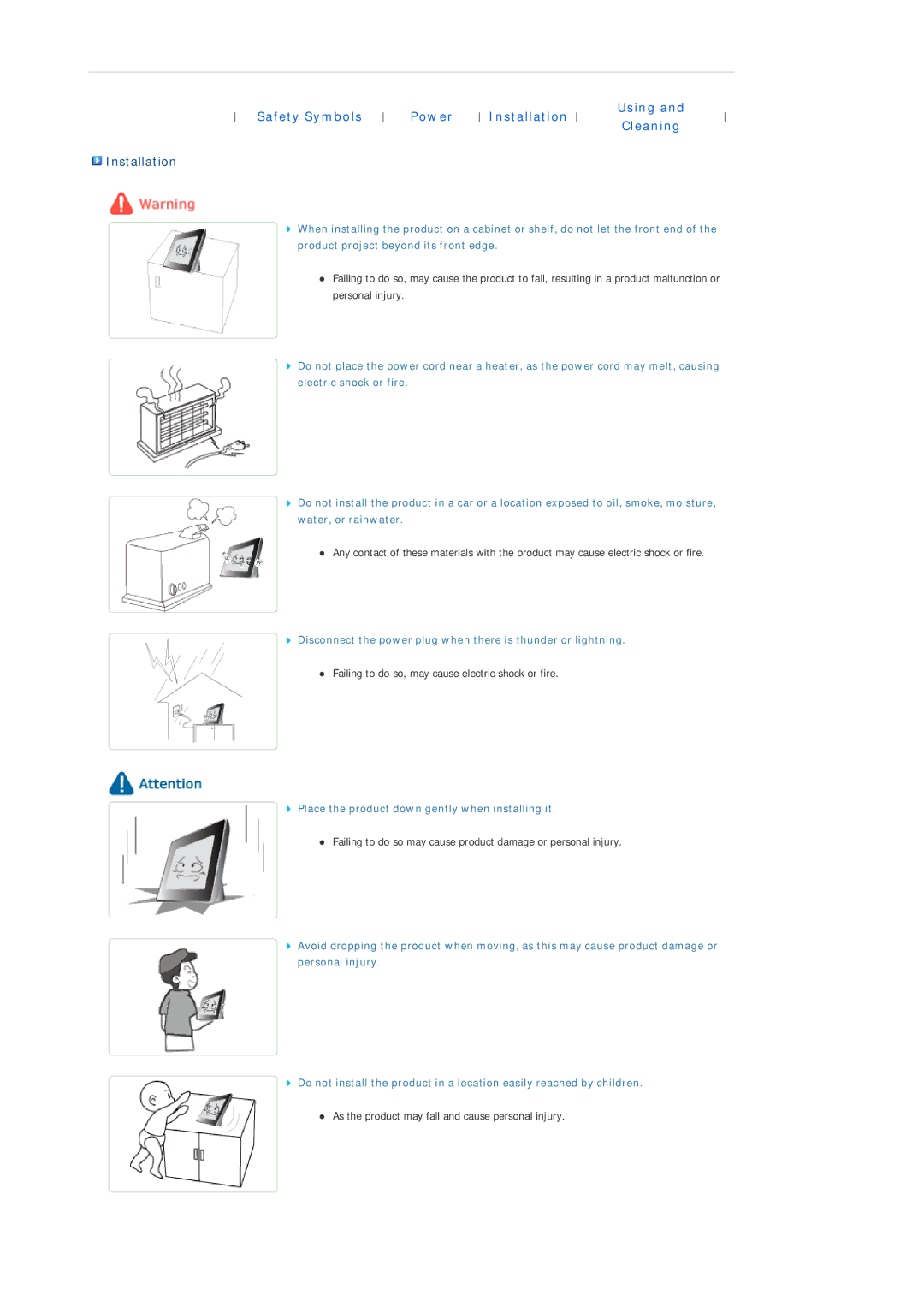 Samsung LP07MNLABTSEN manual Installation 