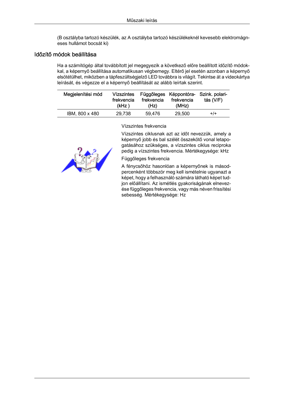 Samsung LS07LDPSF/EN manual Időzítő módok beállítása 