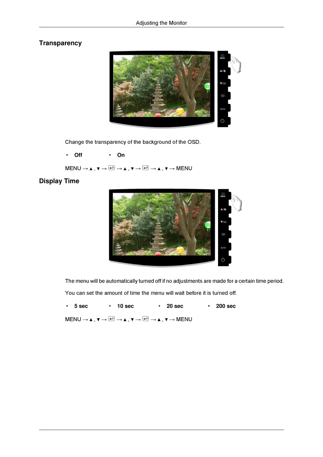 Samsung LS16CMYSFMXV, LS16CMYSFUXJ, LS17CMNSFMXV manual Transparency 