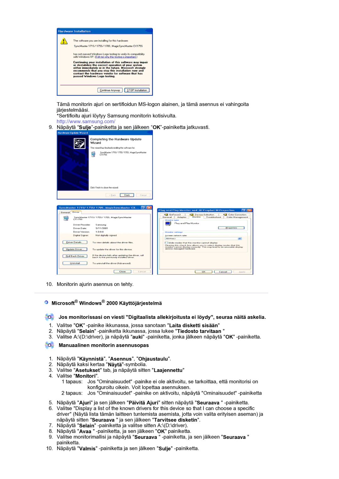 Samsung LS17BIDKSV/EDC manual 