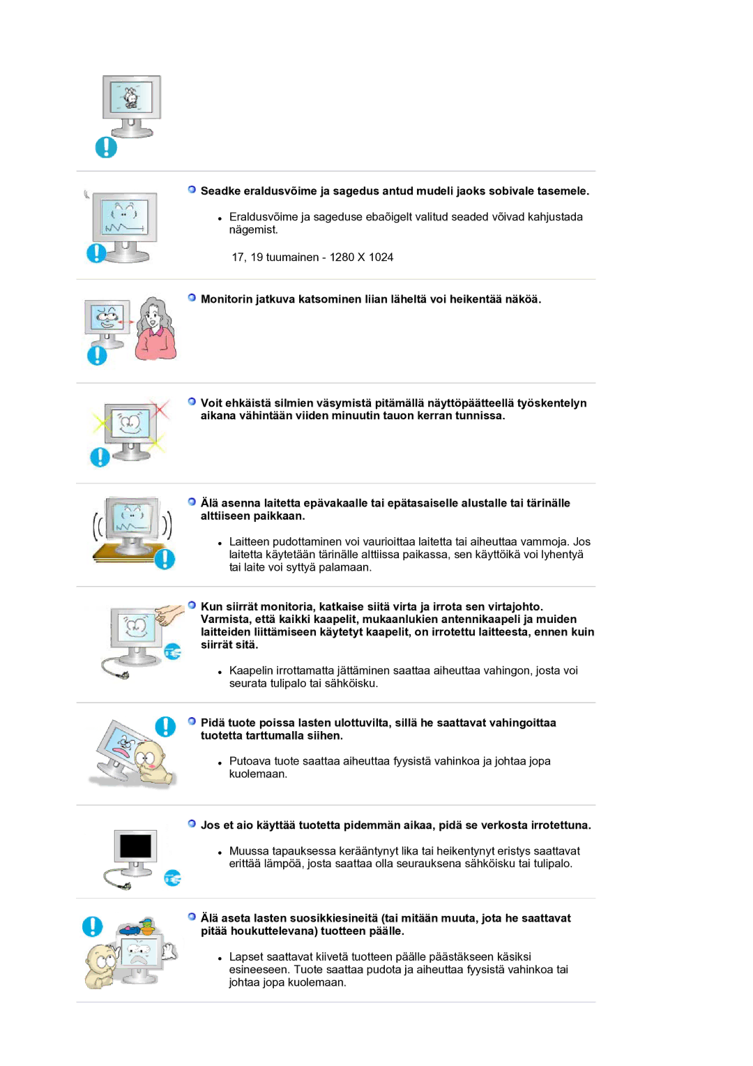 Samsung LS17BIDKSV/EDC manual 