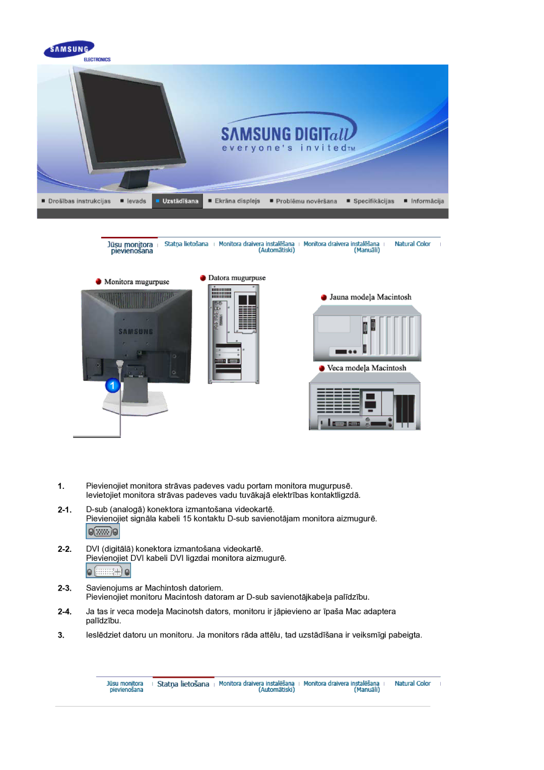 Samsung LS17BIDKSV/EDC manual 