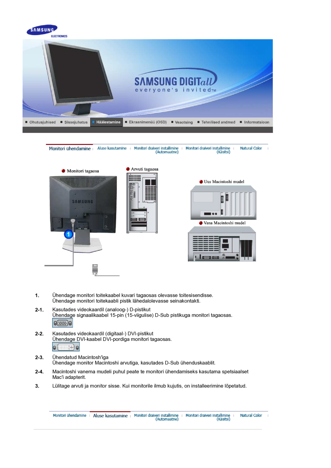 Samsung LS17BIDKSV/EDC manual 