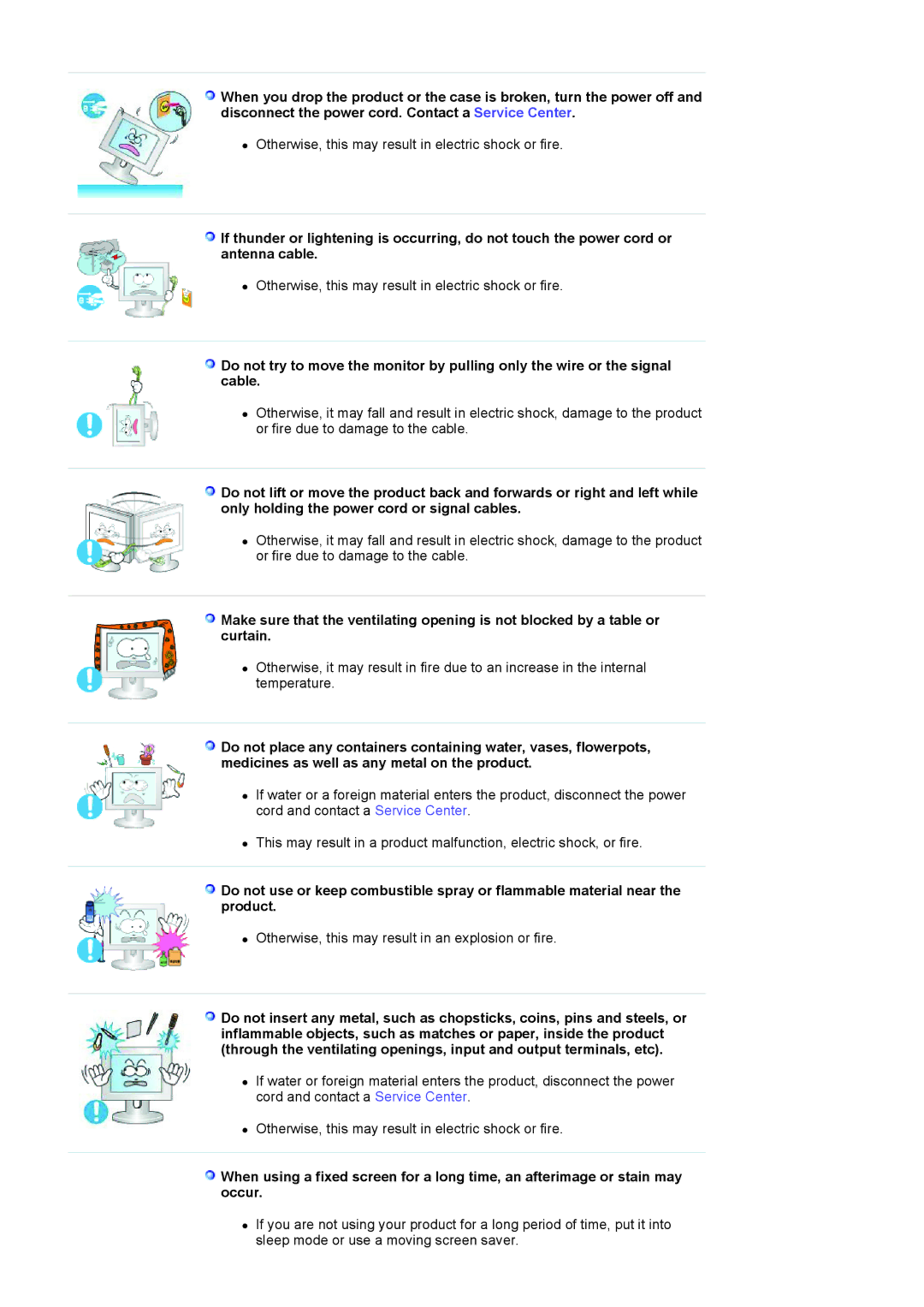 Samsung LS17HAAKNUEDC, LS17HAAKSUEDC, LS17HAAKBDUEDC manual Otherwise, this may result in an explosion or fire 