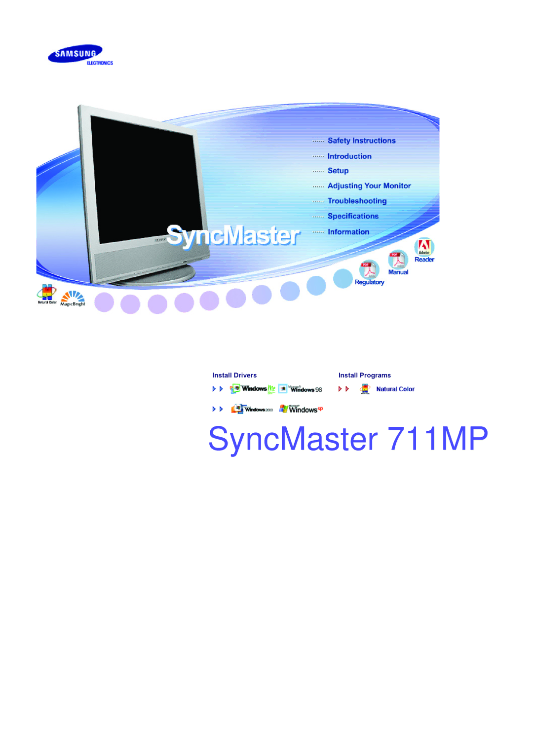 Samsung LS17MCASS/EDC manual SyncMaster 711MP 