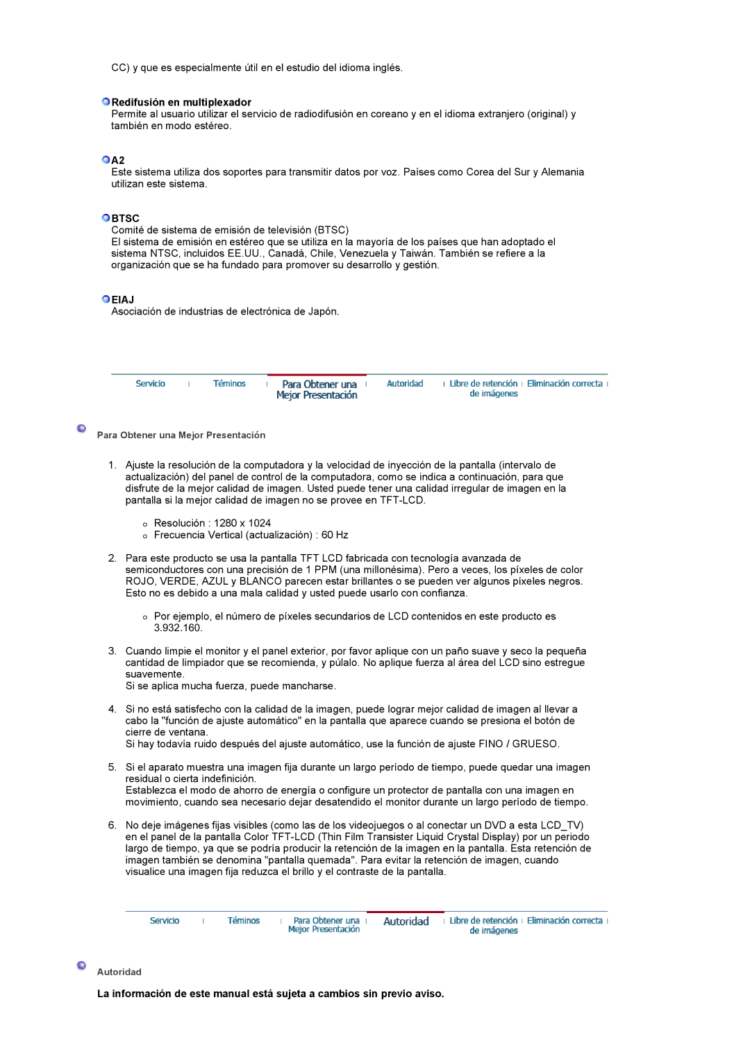 Samsung LS17MCASS/EDC manual Redifusión en multiplexador 