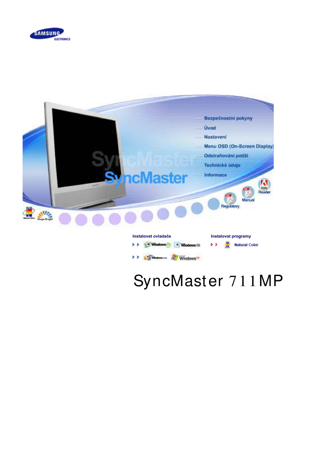 Samsung LS17MCASS/EDC manual SyncMaster嘅 嘅 711MP 