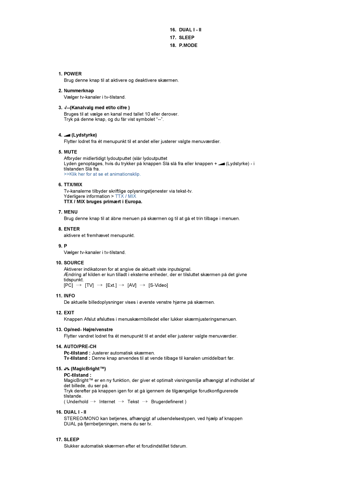 Samsung LS17MCASS/EDC manual Sleep, Mute 