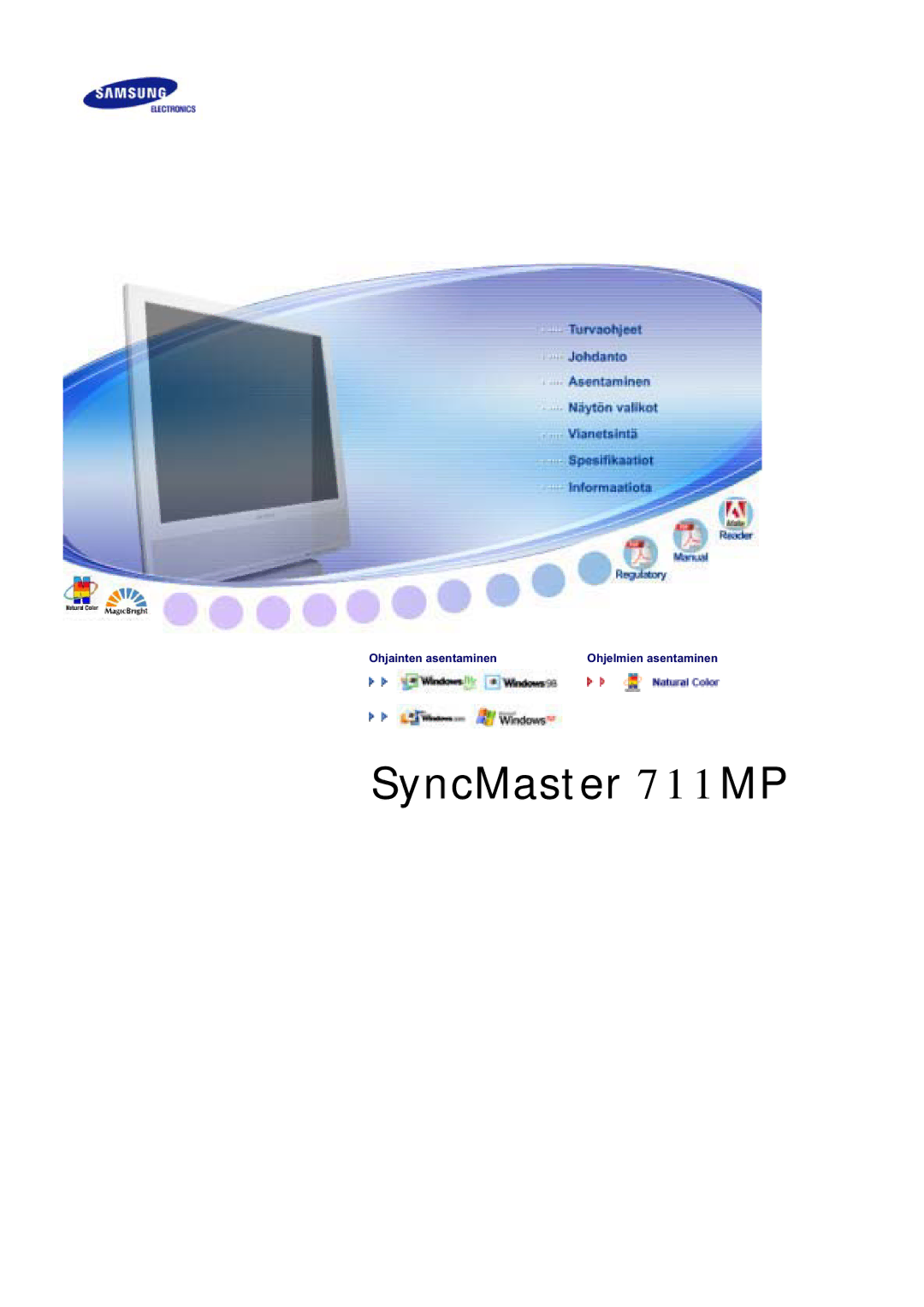 Samsung LS17MCASS/EDC manual SyncMaster嘅 嘅 711MP 