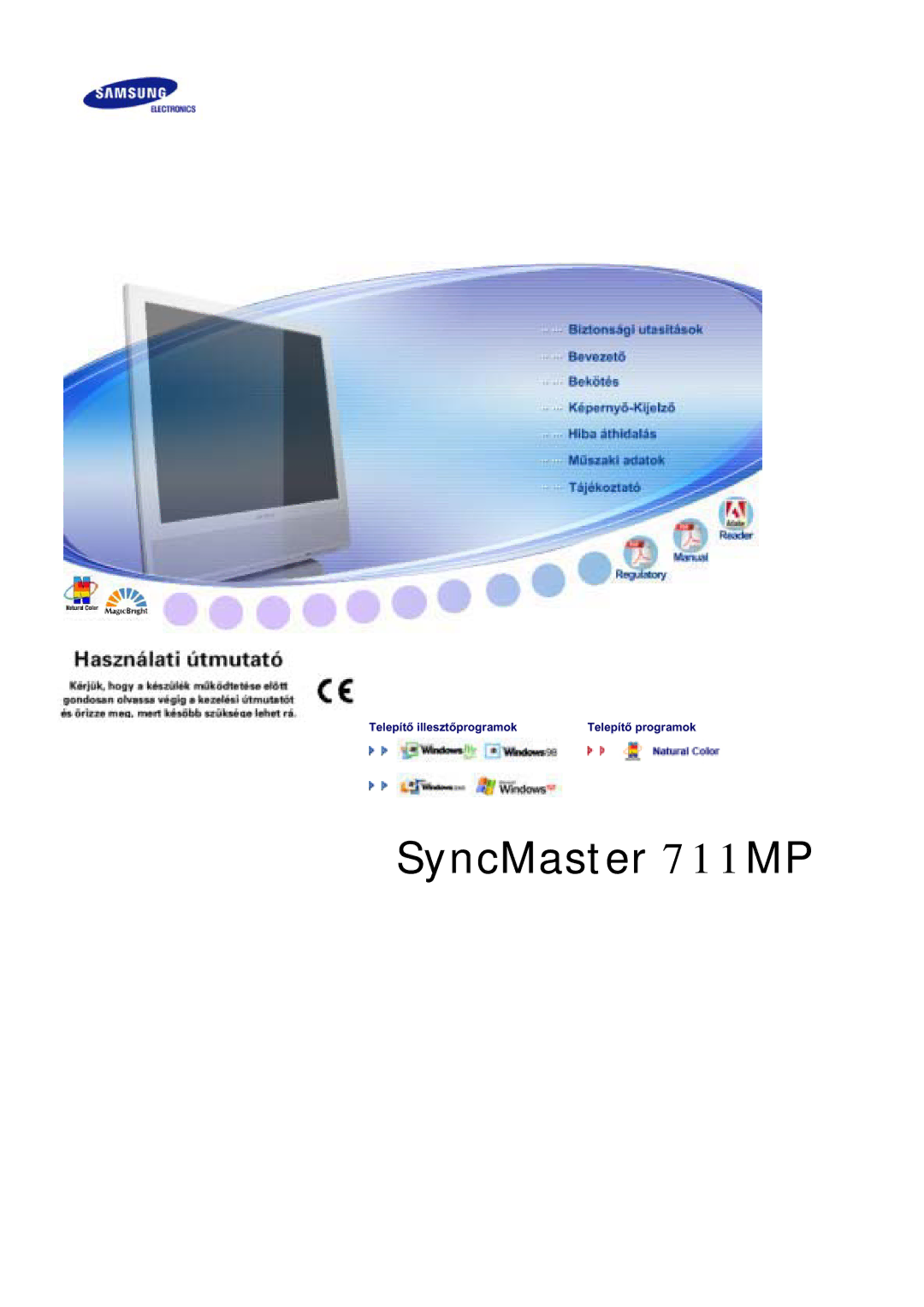 Samsung LS17MCASS/EDC manual SyncMaster 711MP 