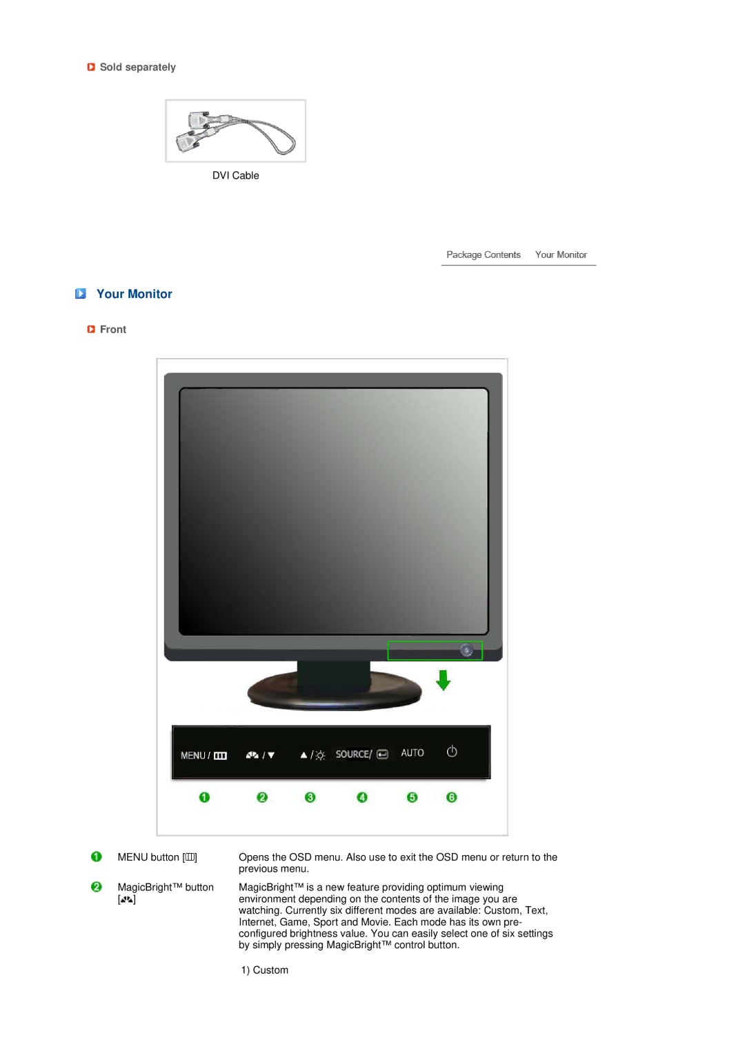 Samsung LS17MEHSSB/ILC, LS17MEDSB1/XSJ, LS19MEDSB1/XSJ, LS19MEDSBQ/EDC, LS17MEDSBQ/EDC Your Monitor, Sold separately, Front 