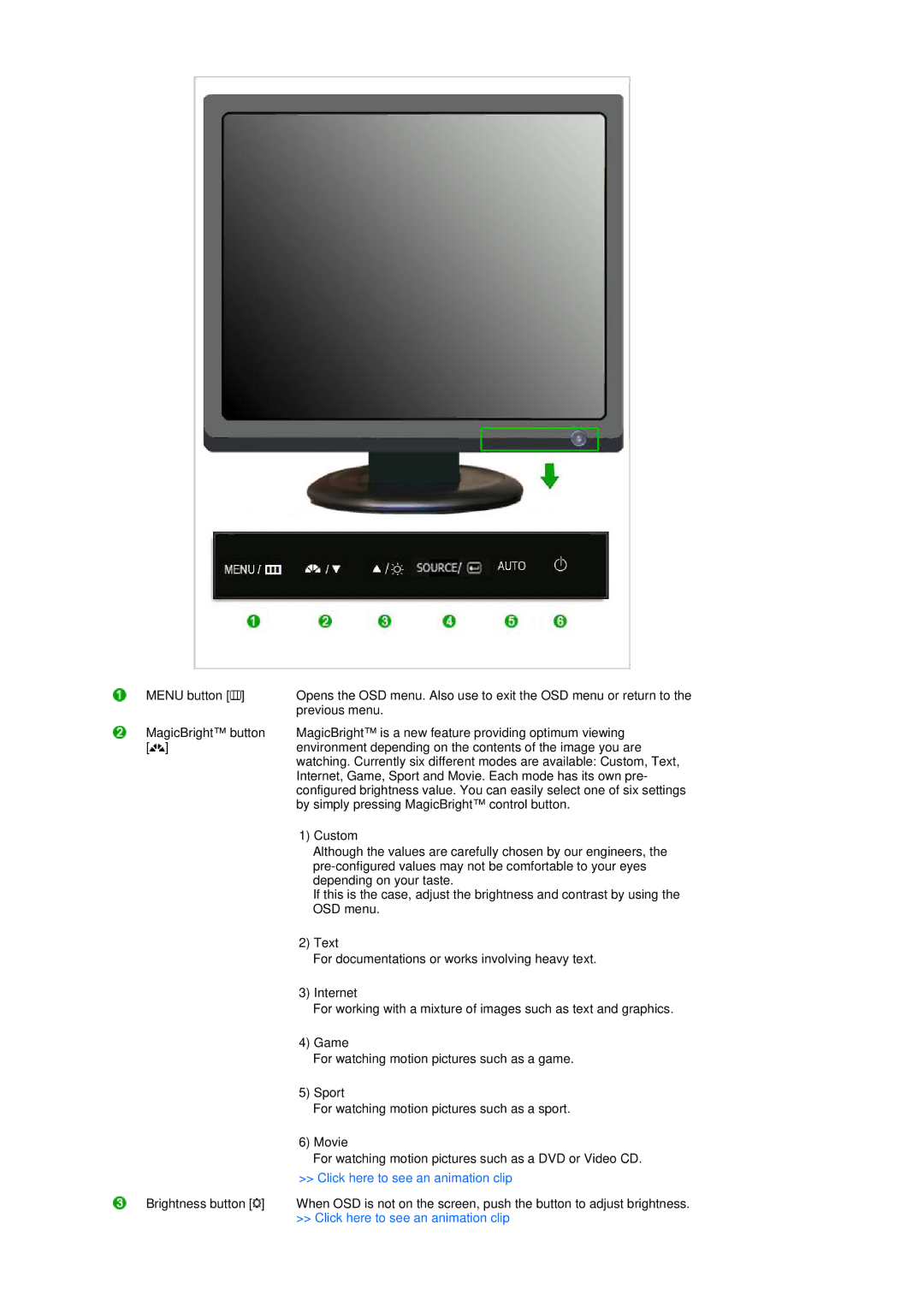 Samsung LS19MEDSB1/XSJ, LS17MEDSB1/XSJ, LS19MEDSBQ/EDC, LS17MEDSBQ/EDC, LS19MEBSBQ/TRU Click here to see an animation clip 