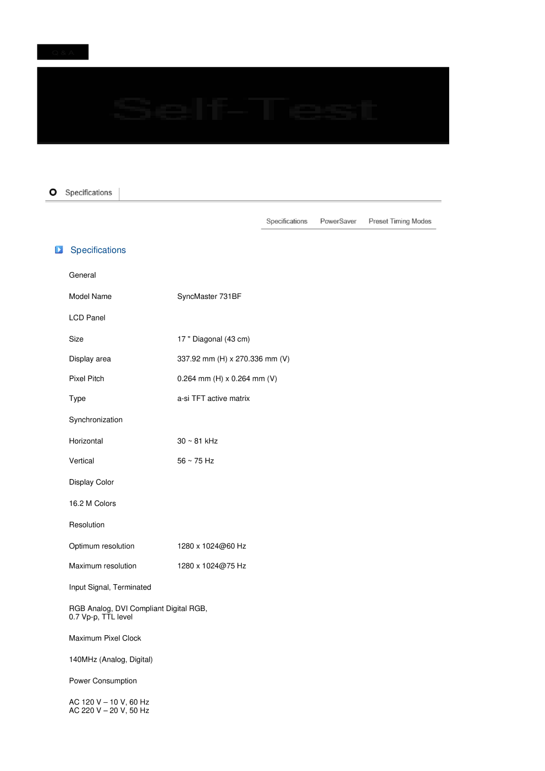 Samsung LS19MEBSBQ/TRU, LS17MEDSB1/XSJ, LS19MEDSB1/XSJ, LS19MEDSBQ/EDC, LS17MEDSBQ/EDC, LS17MEDSSQ/XTW manual Specifications 