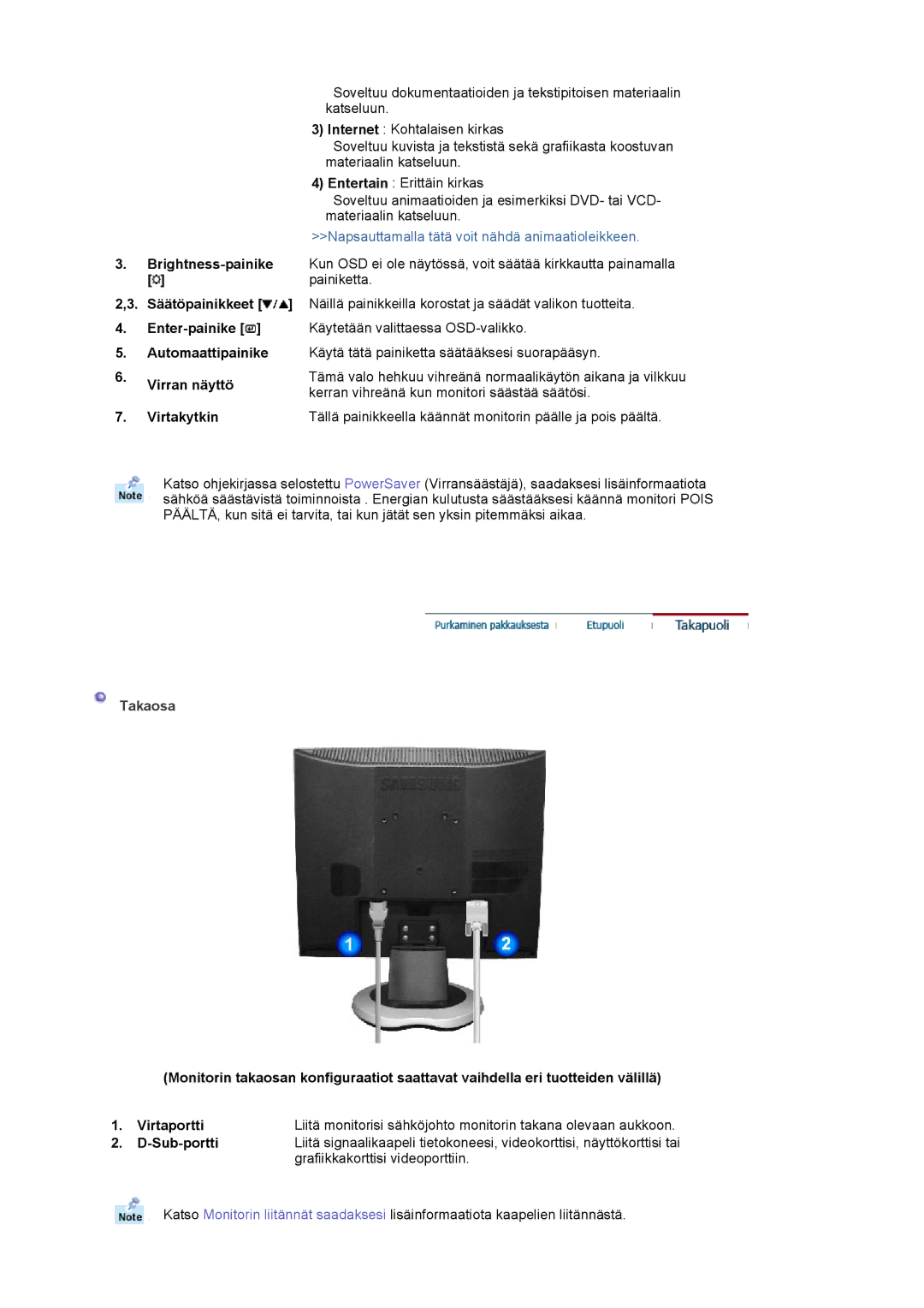 Samsung MJ17CSTS/EDC, LS17MJCKN/EDC, MJ17CSKS/EDC manual Takaosa 