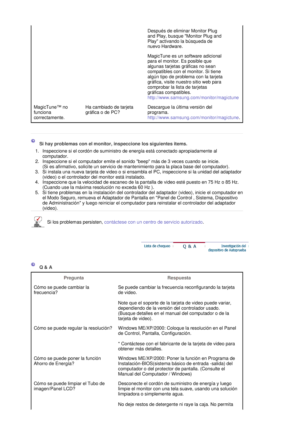 Samsung MJ17CSKS/EDC, LS17MJCTB/EDC, MJ17CSTS/EDC manual Pregunta 