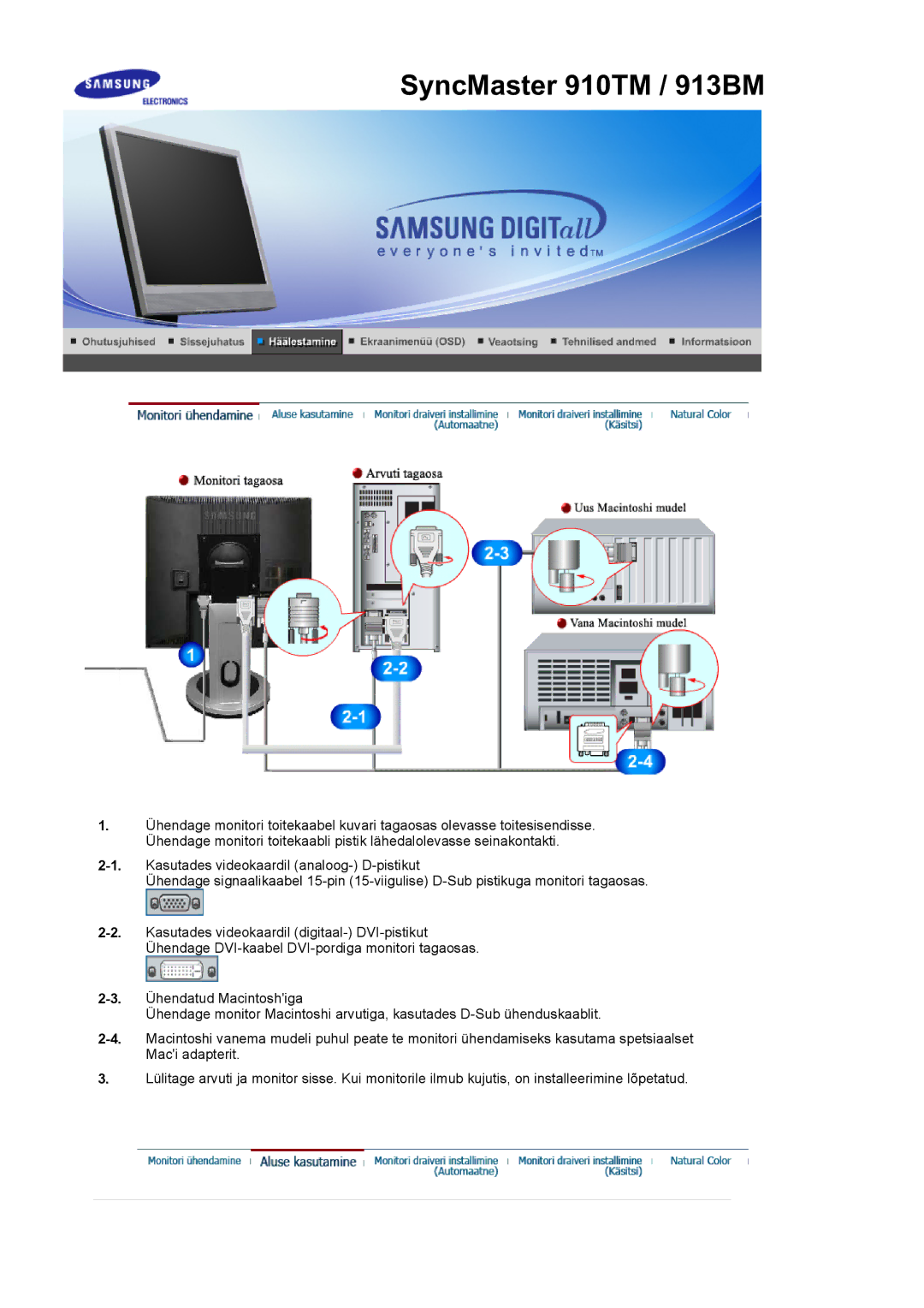 Samsung LS17MJSKSZ/EDC, LS17MJSKS/EDC manual SyncMaster 910TM / 913BM 