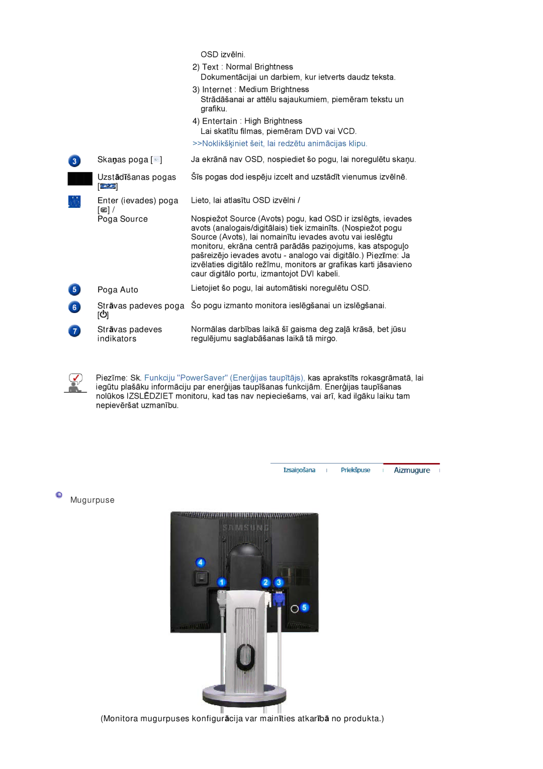 Samsung LS17MJSKS/EDC, LS17MJSKSZ/EDC manual Mugurpuse 