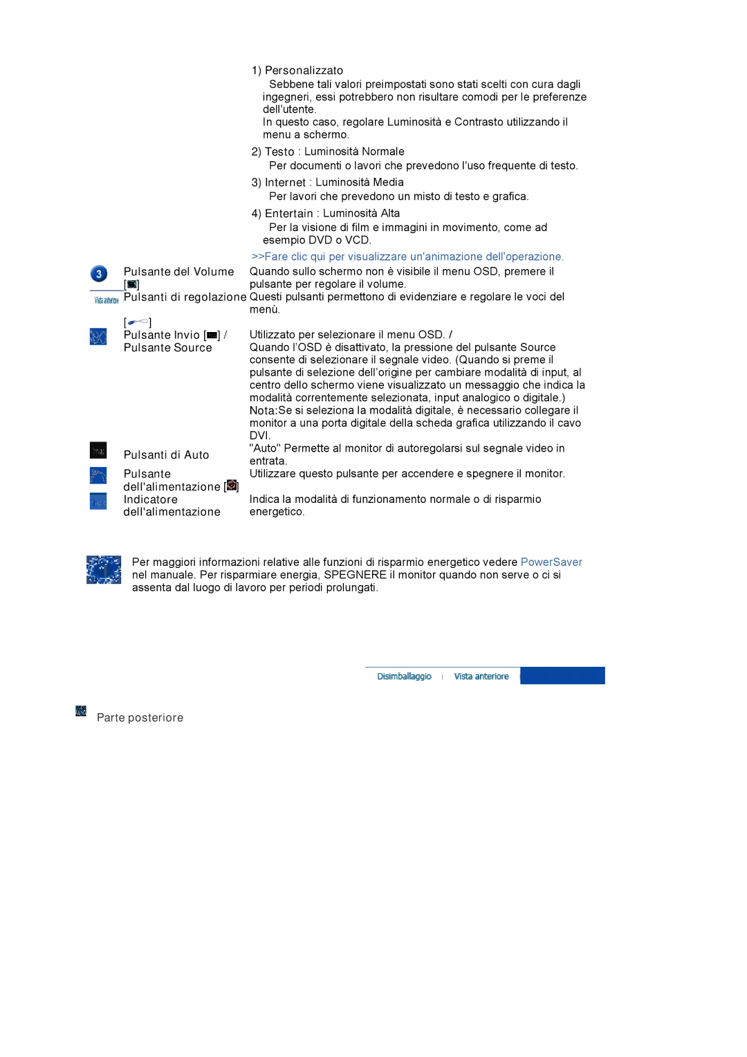 Samsung LS17MJSTSE/EDC, LS19MJSTS7/EDC, LS19MJSTSH/EDC, LS19MJSTSQ/EDC, LS17MJSKS/EDC, LS17MJSTSV/EDC manual Parte posteriore 