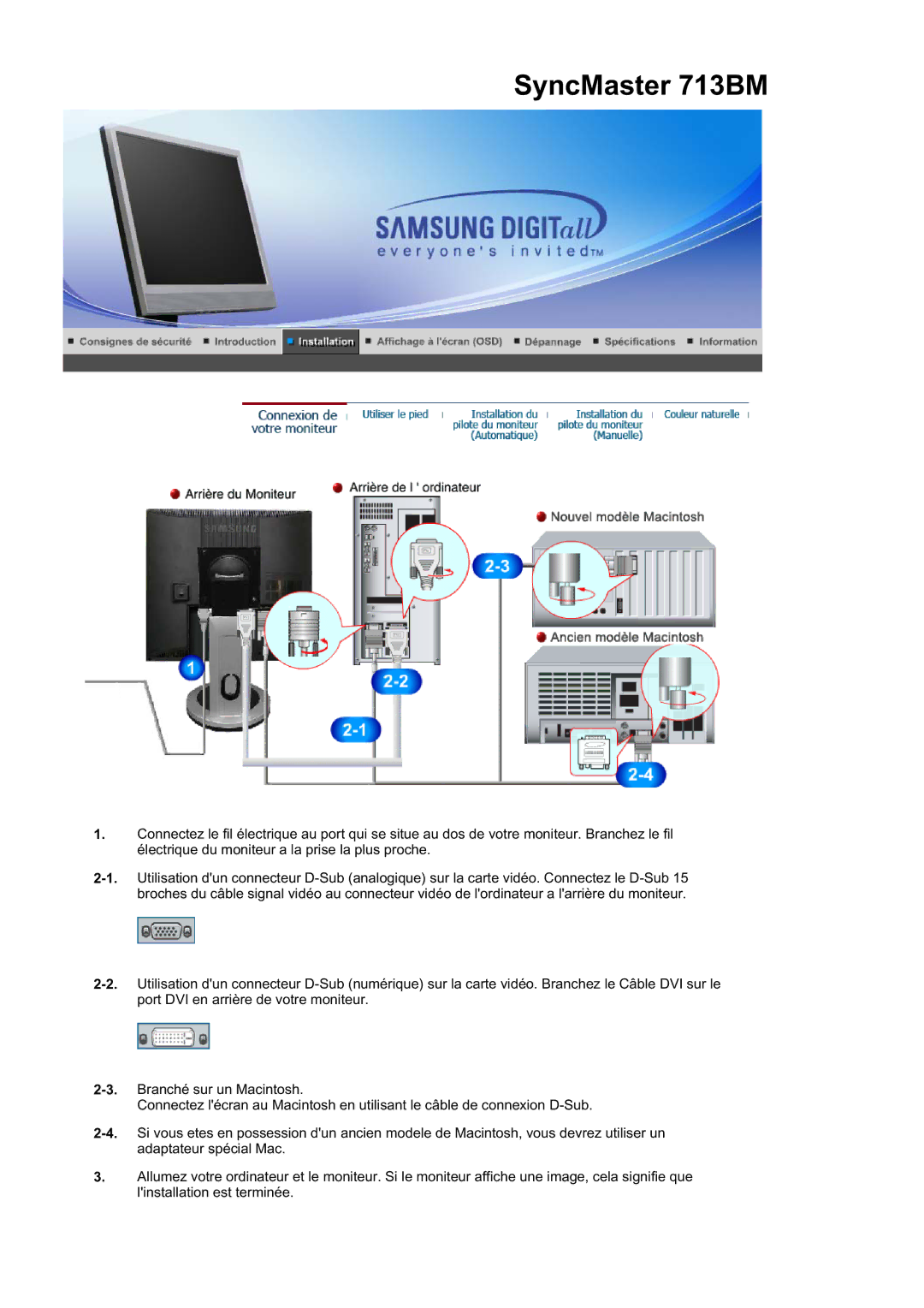 Samsung LS17MJSKS/EDC, LS17MJSTSE/EDC, LS19MJSTS7/EDC, MJ19MSTSQ/EDC, MJ17MSTSQ/EDC, LS19MJSTSH/EDC manual SyncMaster 713BM 