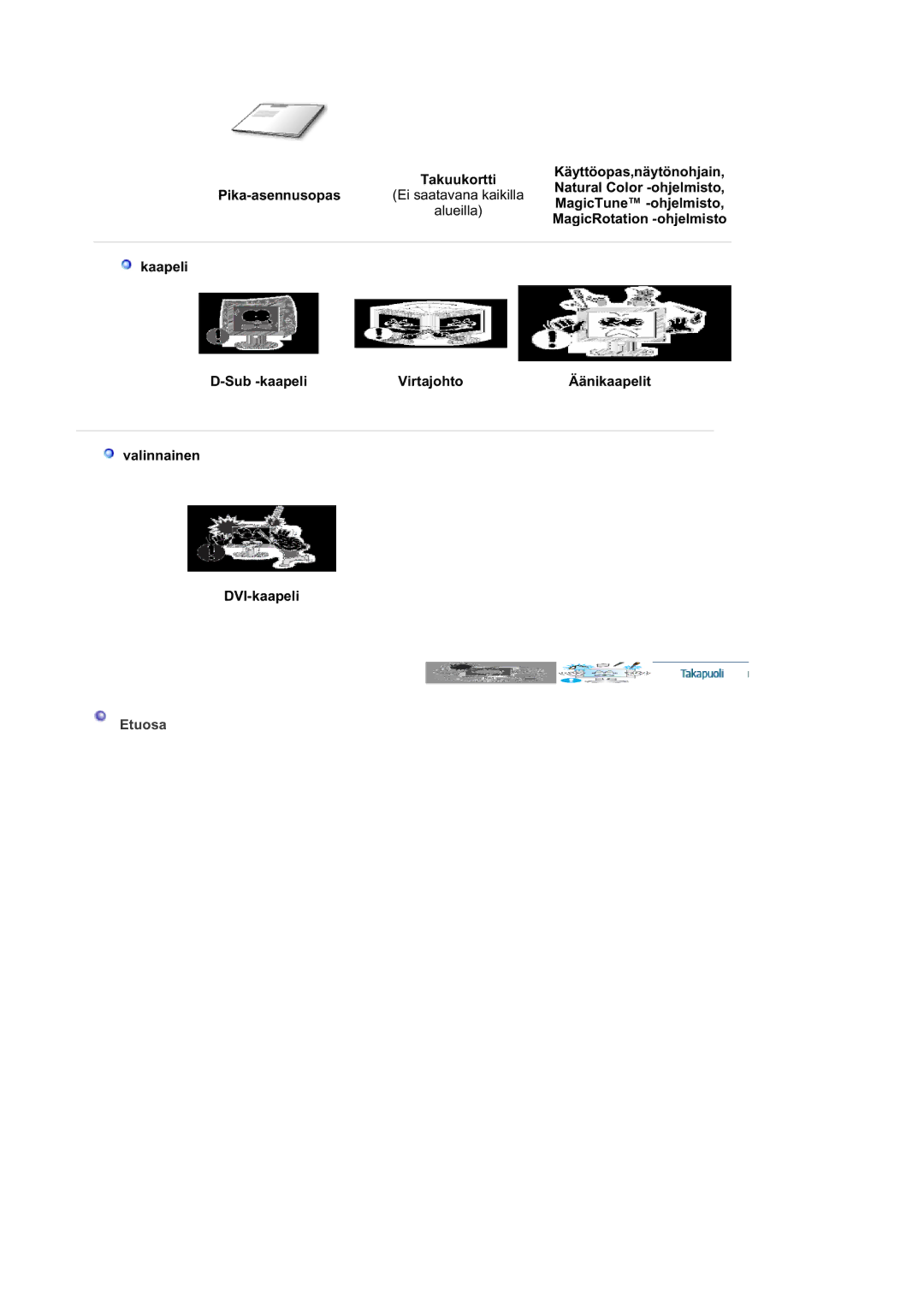 Samsung LS17MJSTSV/EDC, LS17MJSTSE/EDC, LS19MJSTS7/EDC, MJ19MSTSQ/EDC, MJ17MSTSQ/EDC, LS19MJSTSH/EDC, LS19MJSTSQ/EDC Etuosa 