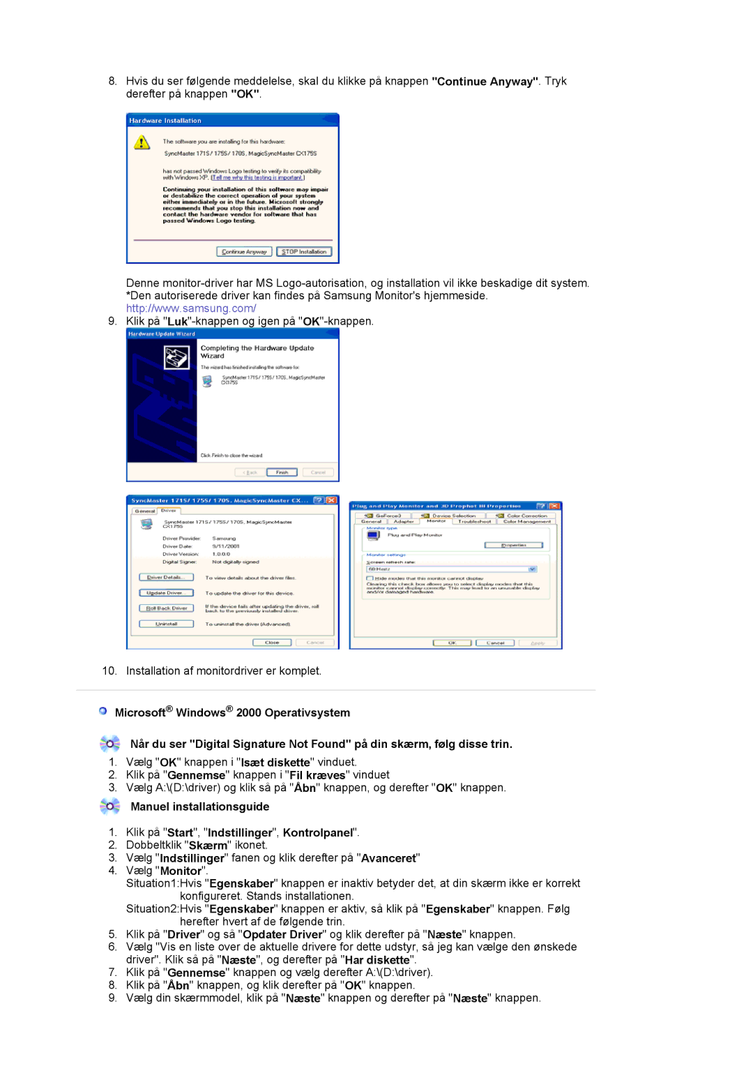 Samsung LS17MJVKS/EDC manual 