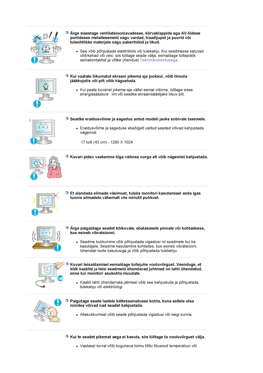 Samsung LS17MJVKS/EDC manual 