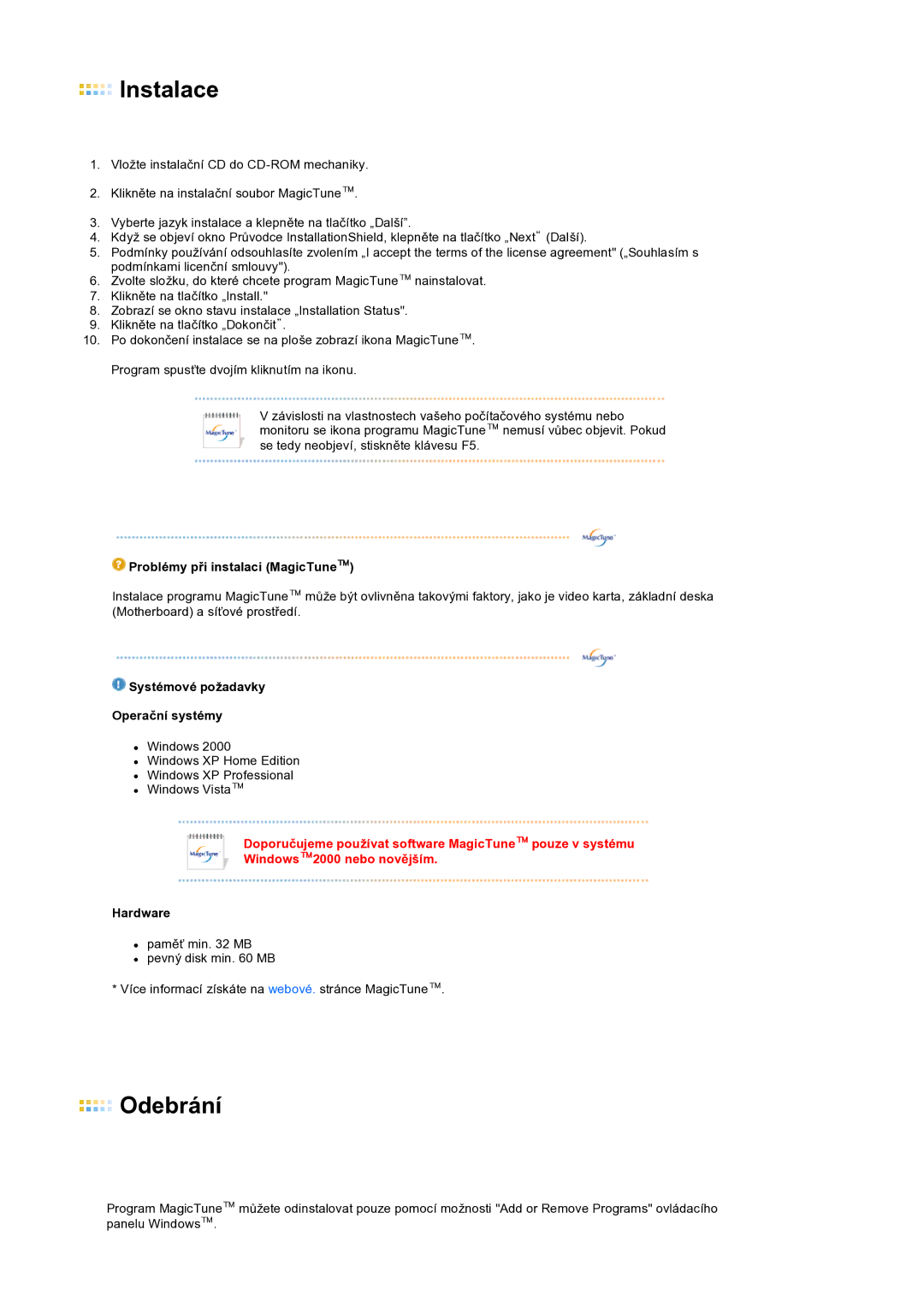 Samsung LS19PEBSBV/EDC, LS17PEASW/EDC, LS17PEASB/EDC, LS19PEBSBE/EDC, LS19PEBSWV/EDC manual Instalace 