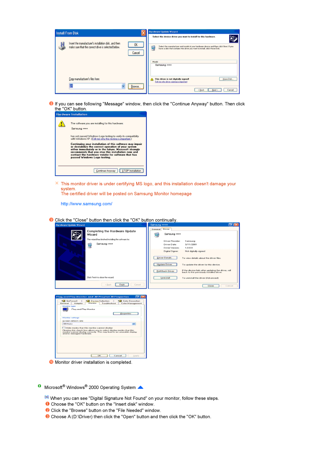 Samsung LS17PENSF/CLT manual 