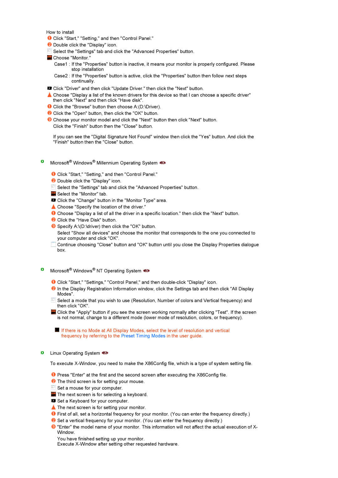 Samsung LS17PENSF/CLT manual 