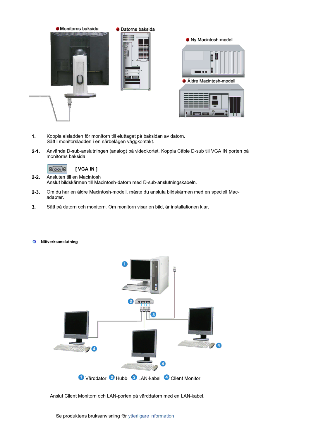 Samsung LS17SMTTS/EDC manual Vga 