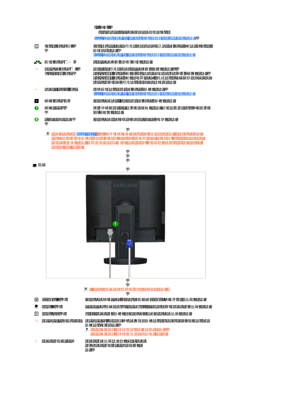 Samsung LS17SRTTSN/XSJ manual ロック装置は、別途購入する必要があります。 