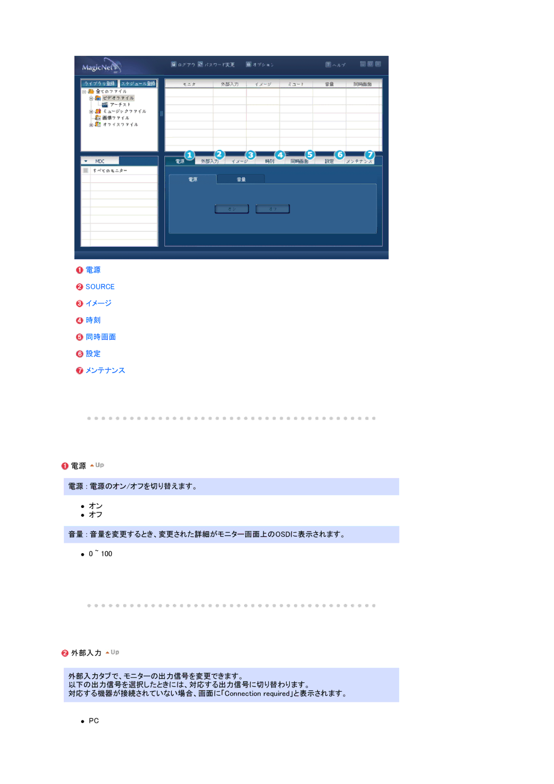 Samsung LS17SRTTSN/XSJ manual イメージ 同時画面 メンテナンス 