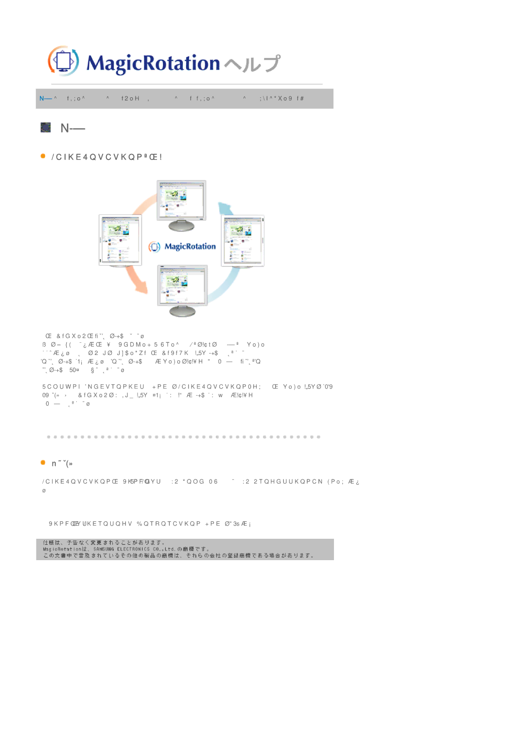 Samsung LS17SRTTSN/XSJ manual 基本機能 