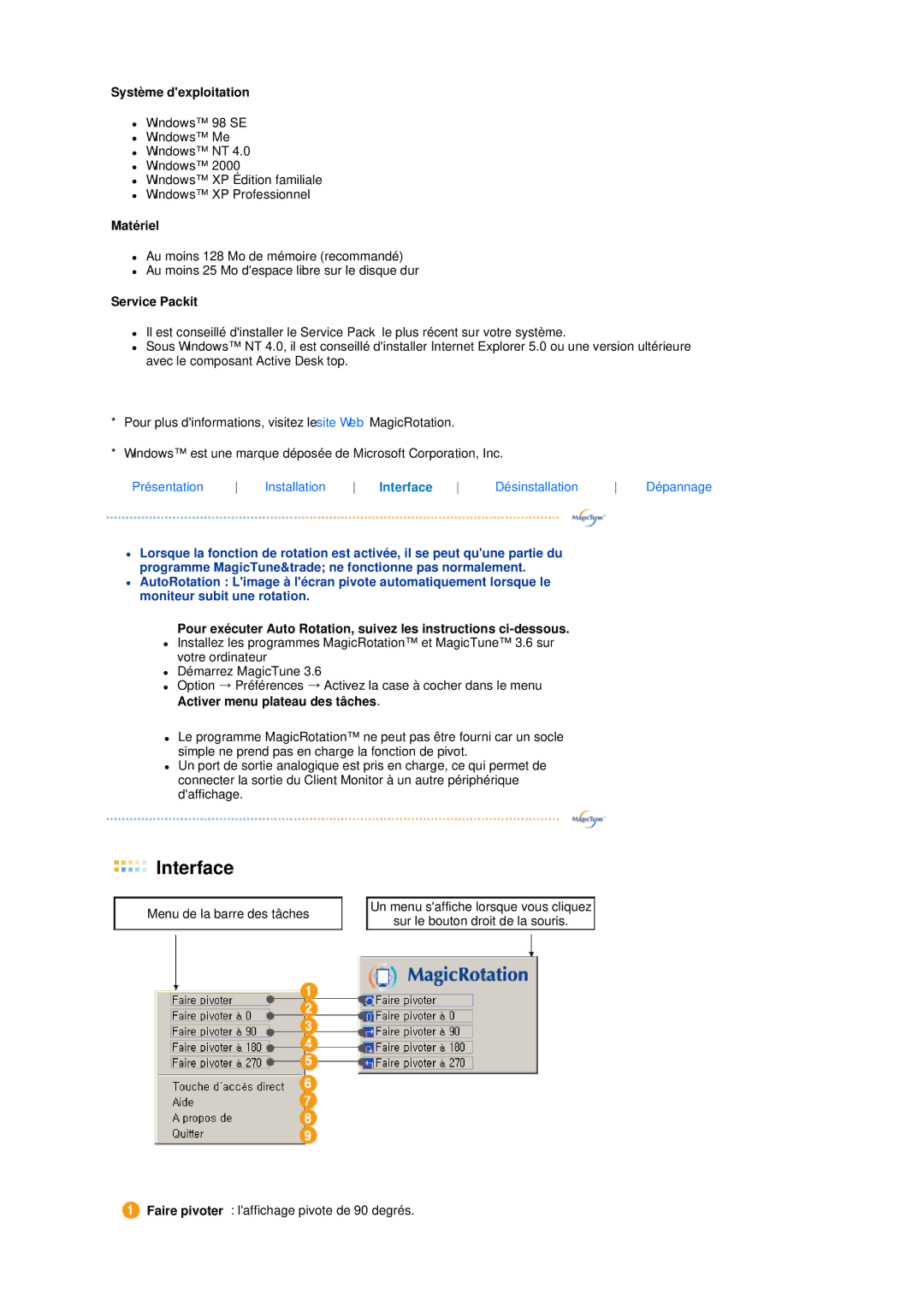 Samsung LS17TBTQS/EDC manual Interface, Service Packit 