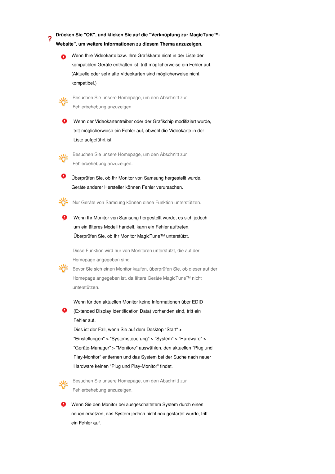 Samsung LS17TBTQS/EDC manual Nur Geräte von Samsung können diese Funktion unterstützen 