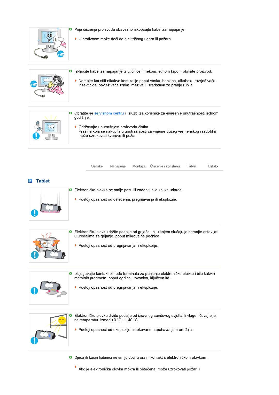 Samsung LS17TBTQS/EDC manual Tablet 