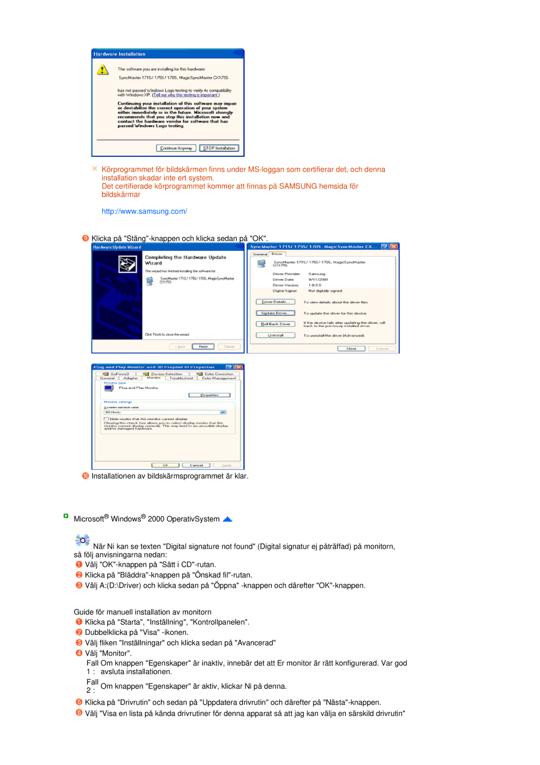 Samsung LS17TRTLS/EDC manual 