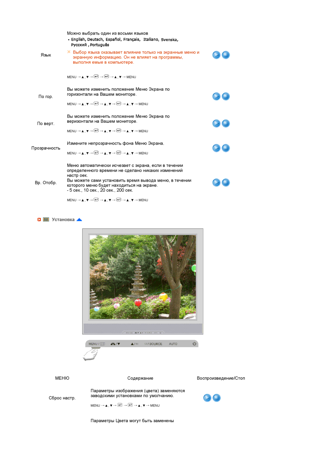 Samsung LS17TRTLS/EDC manual Установка 