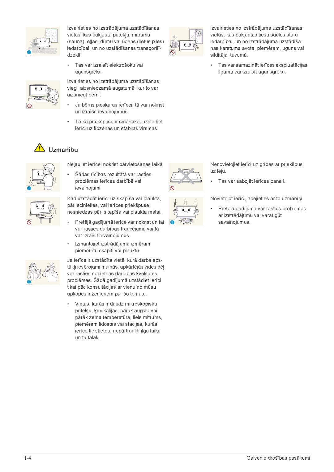 Samsung LS19A200NWT/EN, LS22A200BST/EN manual Uzmanîbu 