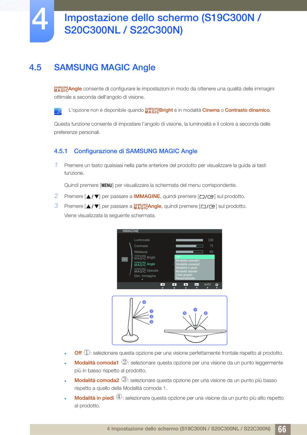 Samsung LS22C300HS/EN, LS19C300BS/EN, LS22C300BS/EN, LS24B300HL/EN manual Samsung Magic Angle 