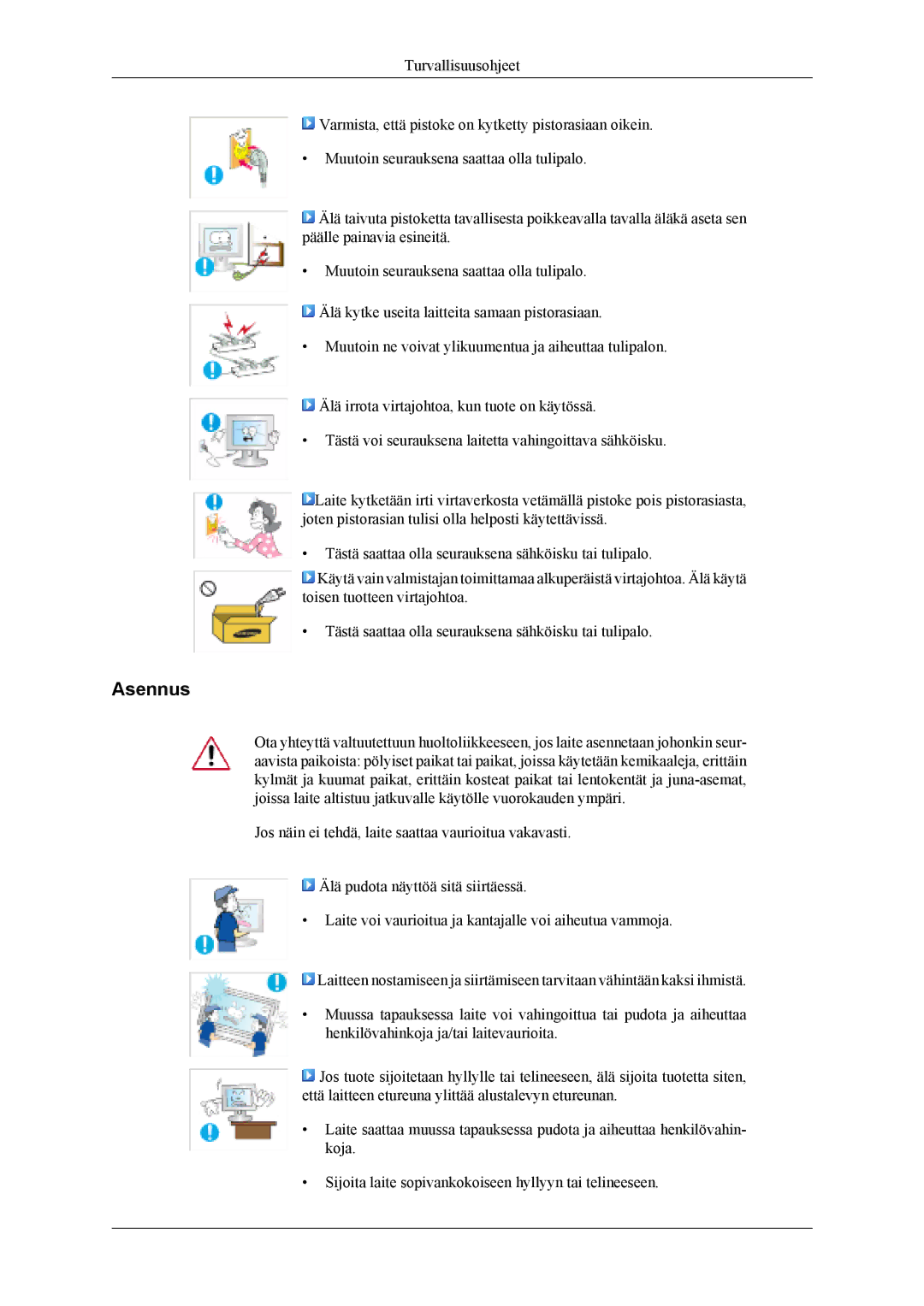 Samsung LS19CFVKF/XE, LS19CFEKF/EN manual Asennus 