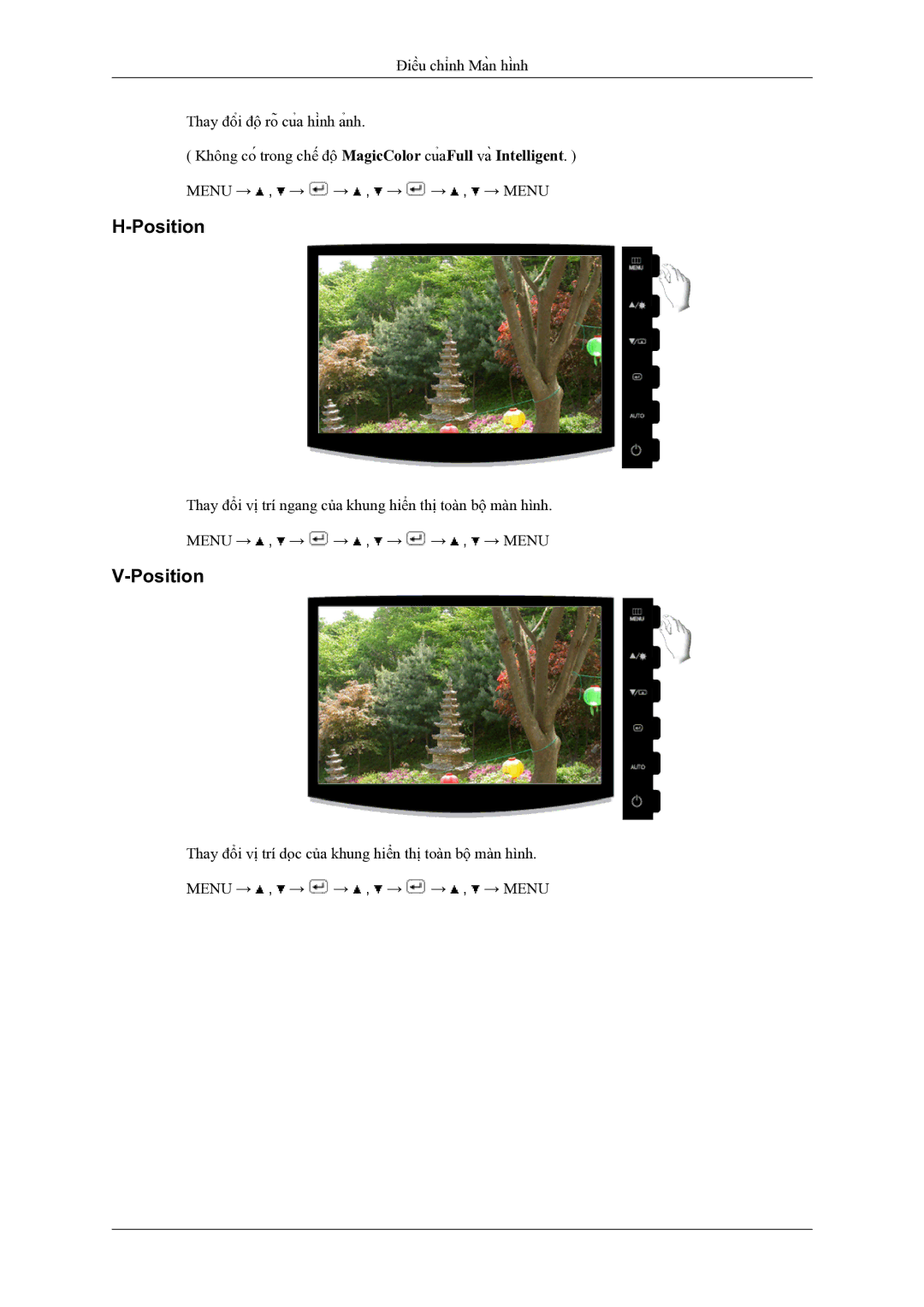 Samsung LS19CMYKFMXV manual Position 