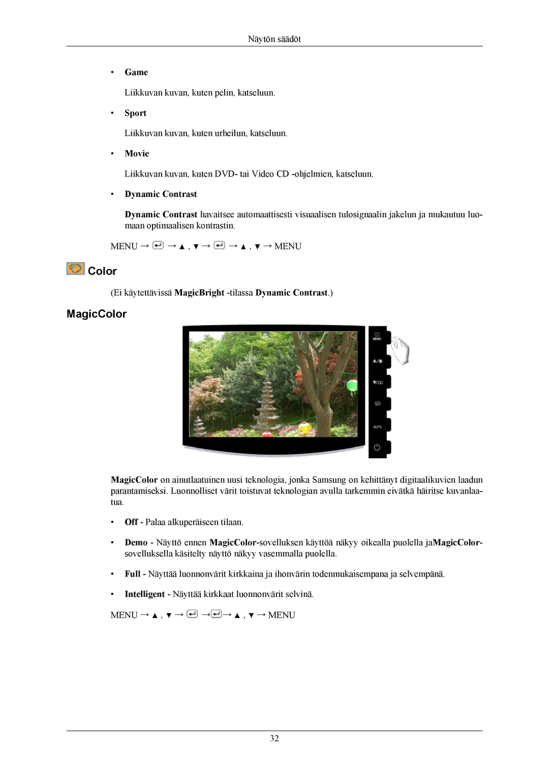 Samsung LS19CMYKF/EN, LS19CMYKFNA/EN, LS19CMYKFZ/EN manual MagicColor 