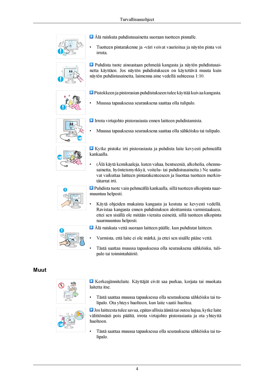 Samsung LS19CMYKFZ/EN, LS19CMYKFNA/EN, LS19CMYKF/EN manual Muut 