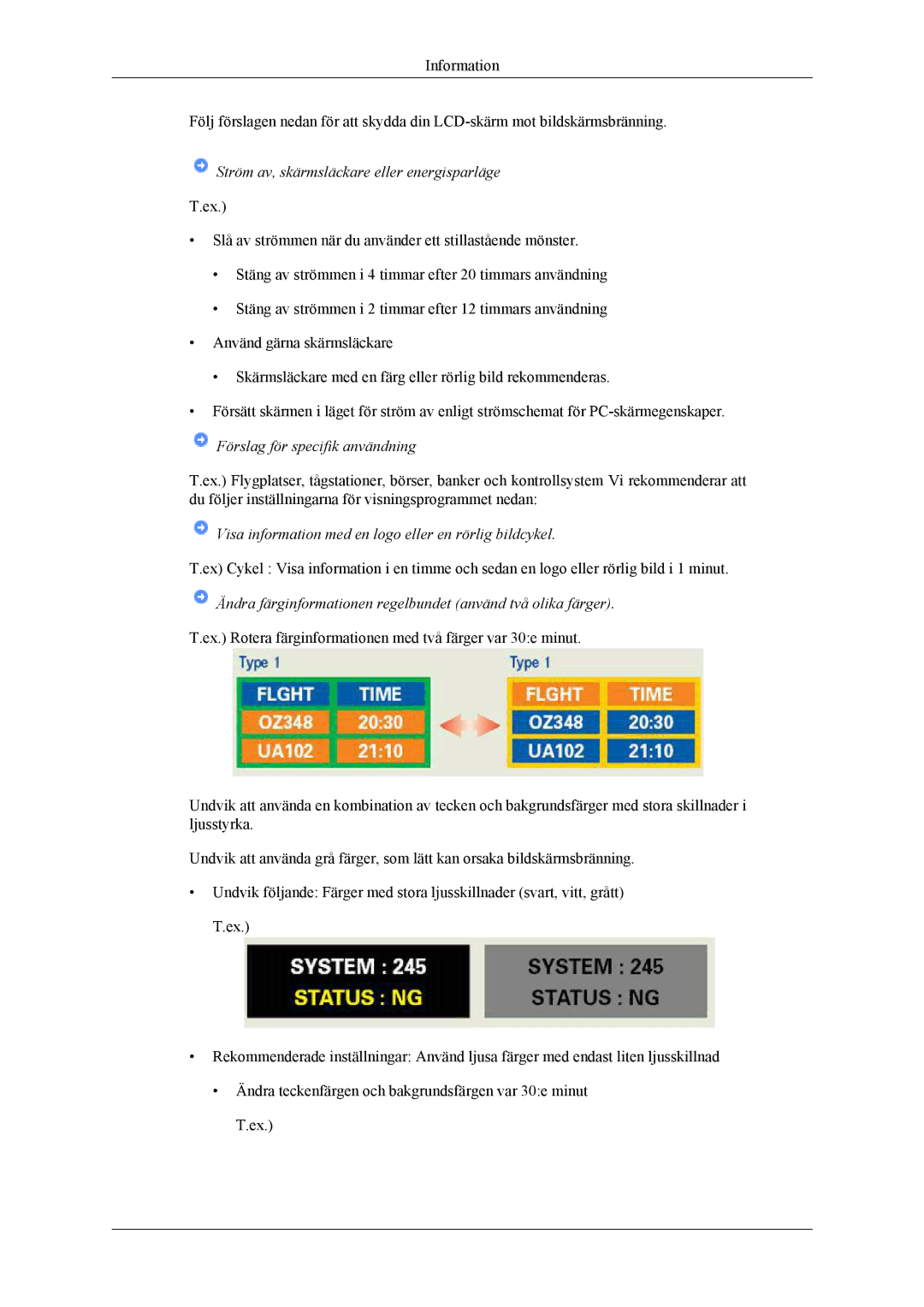 Samsung LS19CMYKFNA/EN, LS19CMYKF/EN, LS19CMYKFZ/EN manual Ström av, skärmsläckare eller energisparläge 