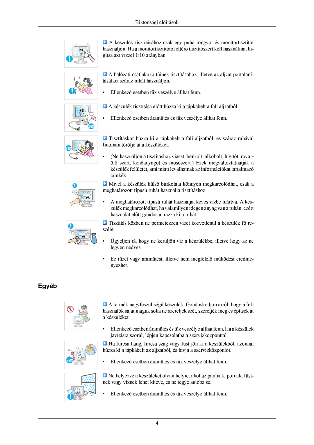 Samsung LS19CMYKFZ/EN, LS19CMYKFNA/EN, LS19CMYKF/EN manual Egyéb 