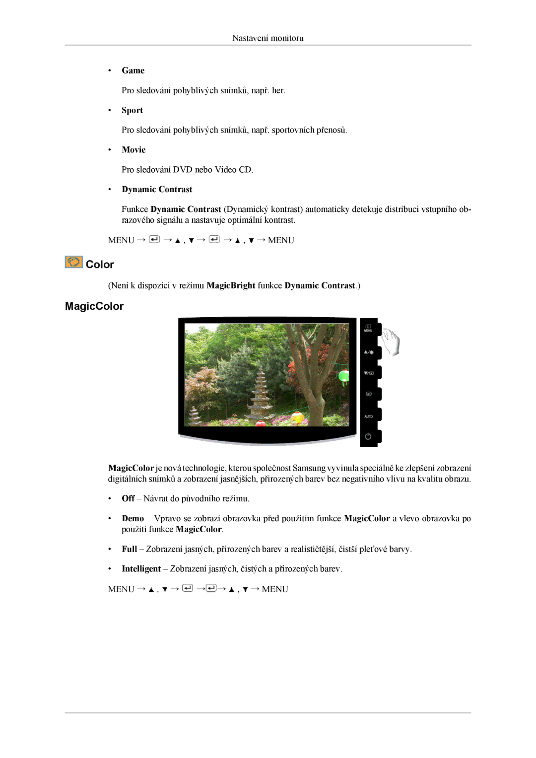 Samsung LS19CMYKFNA/EN, LS19CMYKF/EN manual MagicColor 